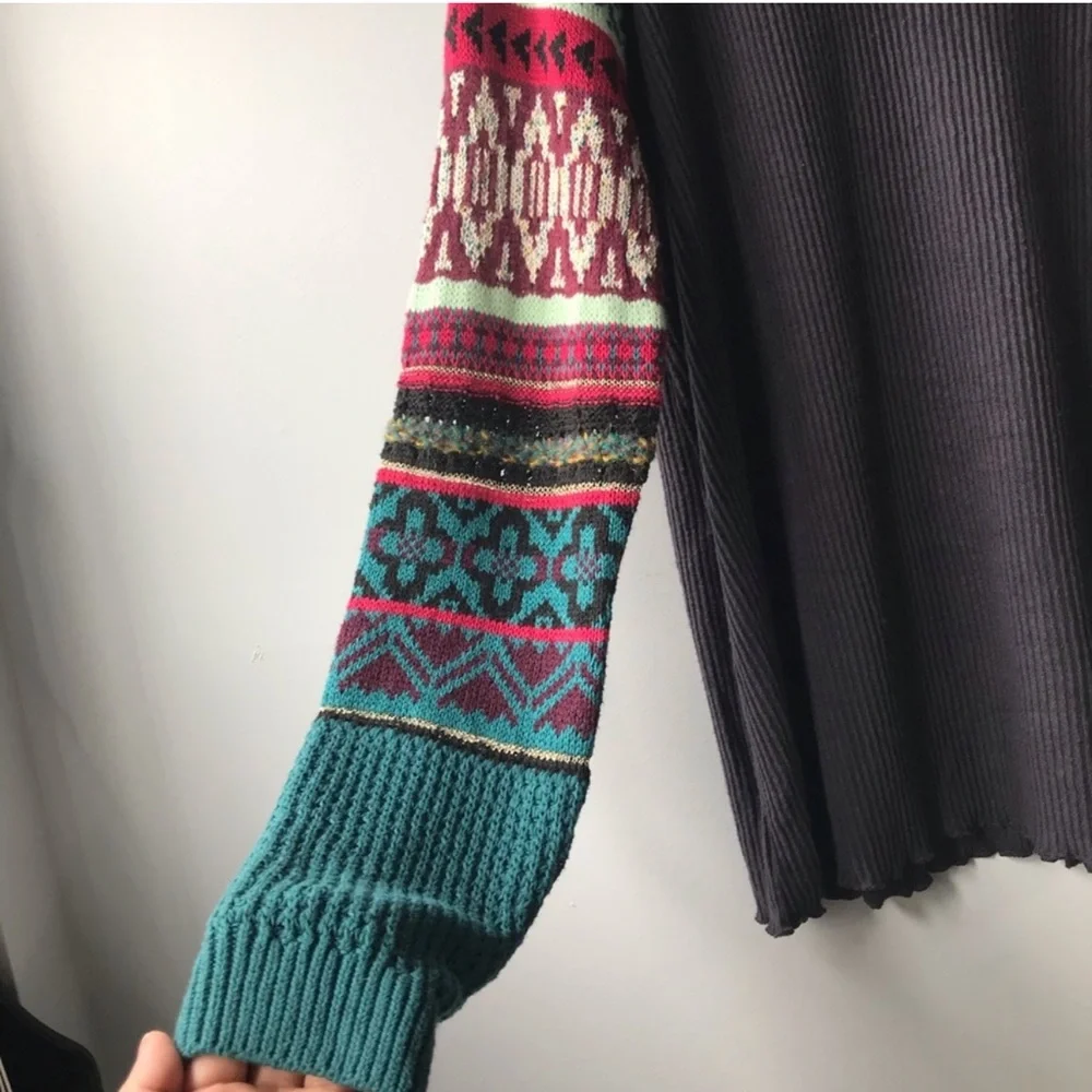 NWT Free People Prism sweater Size XS